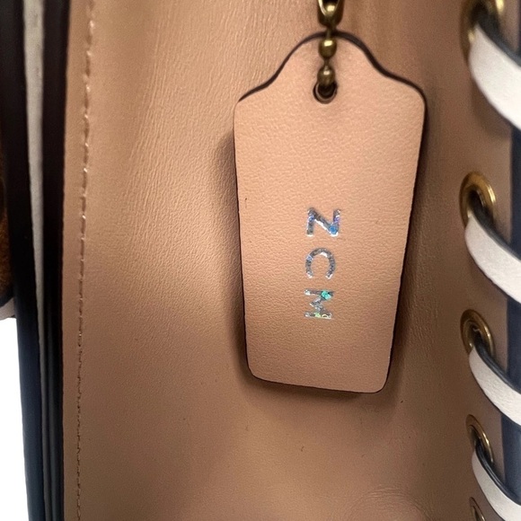 Coach Parker Top Handle With Scattered Rivets Tearose Handbag Leather Purse NWT - Picture 12 of 14